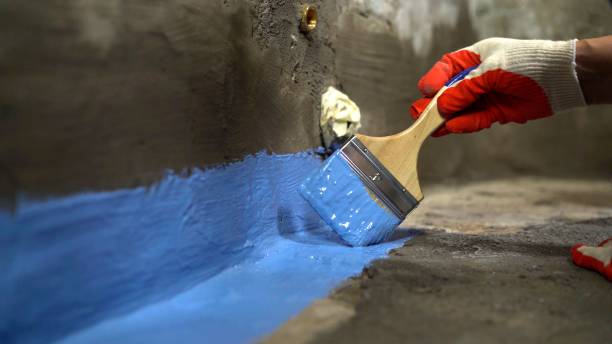 Commercial Wet Basement Repair project at a Gladwyne, PA business property by SJ Waterproofing Pros